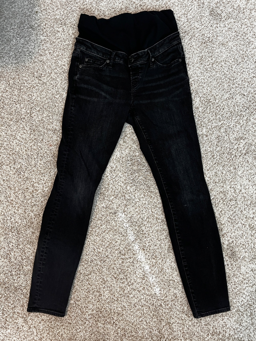 GAP true skinny black Maternity jeans black size 29L
